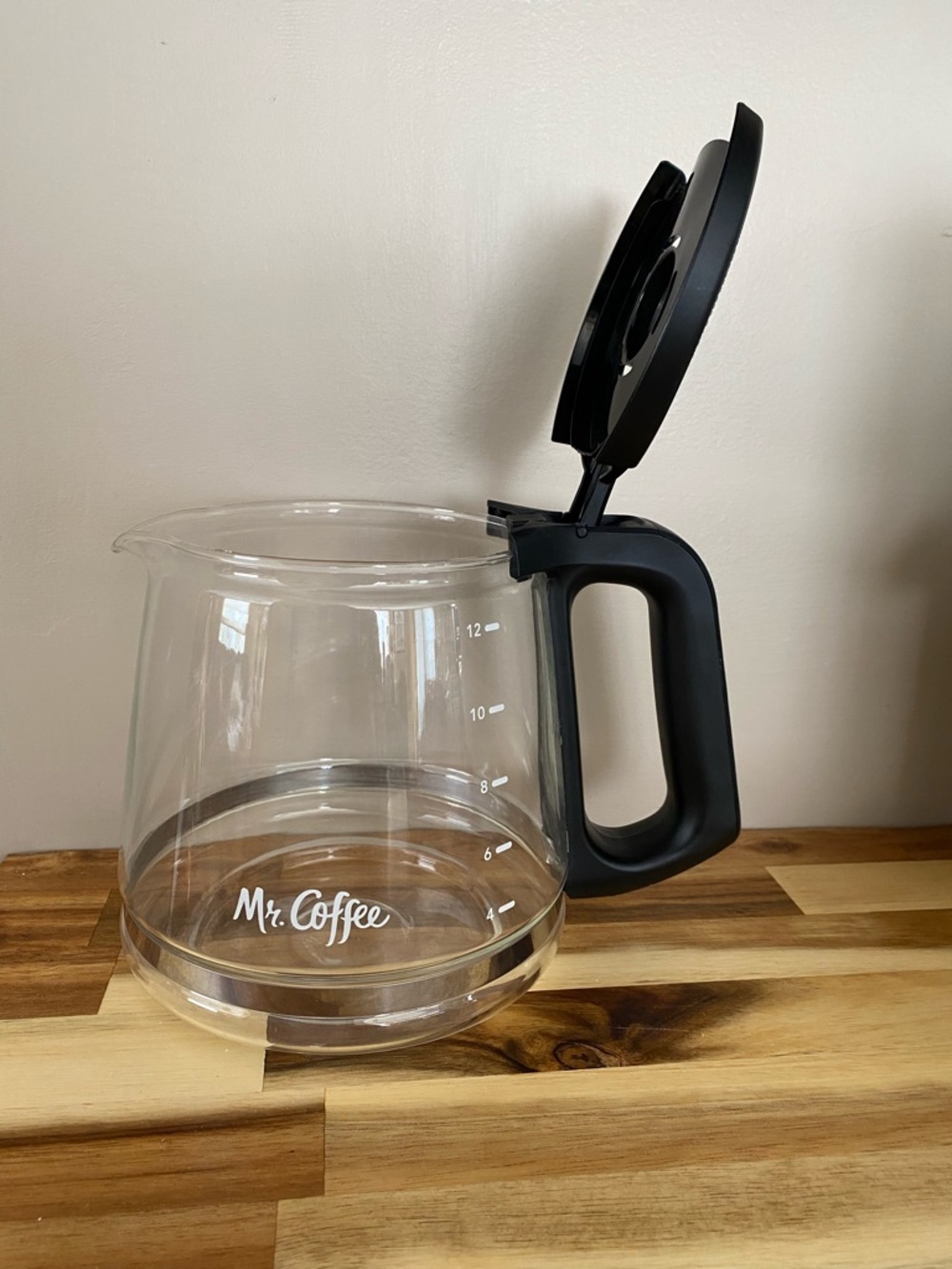 Mr. Coffee Black Glass Replacement Carafe - 12-Cup